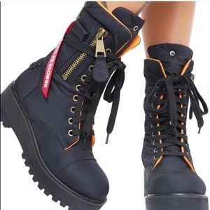 ISO Dolls Kill Combat Boots US 6.5